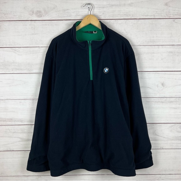 Vintage BMW Fleece Pullover Jacket XXL